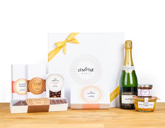 Cadeau Affaire - Coffret cadeau entreprise champagne gourmand