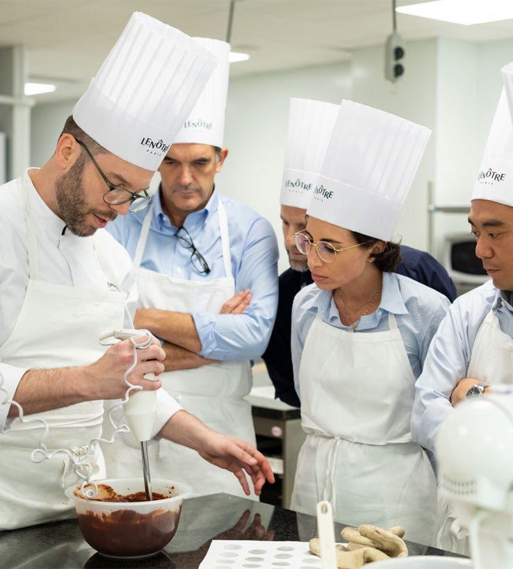Cours de cuisine Lenôtre