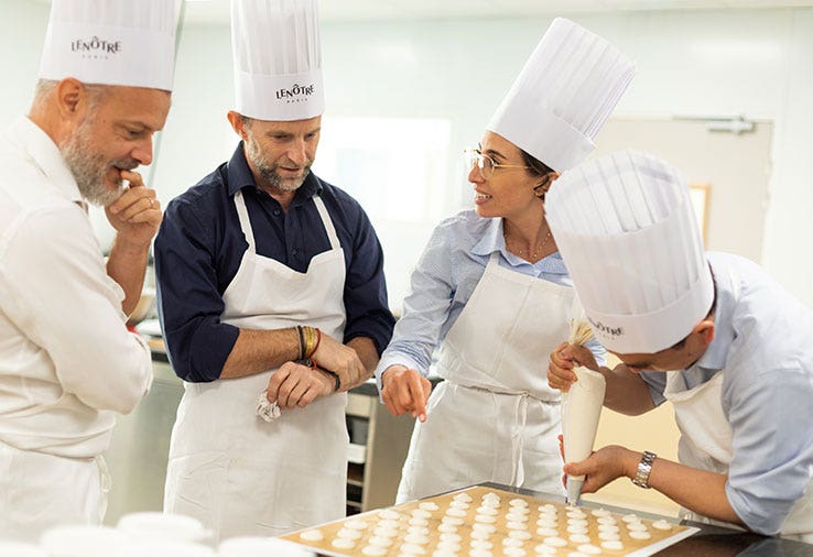 Cours de cuisine - ateliers culinaires pour amateurs éclairés - école Lenôtre - - Réalisation d'un menu complet Cours de cuisine pour amateurs - école Lenôtre - Réalisation d'un menu complet